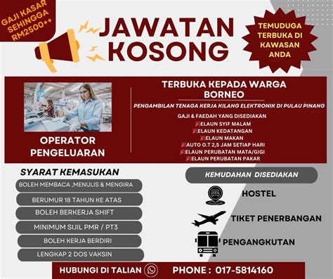 Jawatan Kosong Freelancer di Penang 3 December 2024